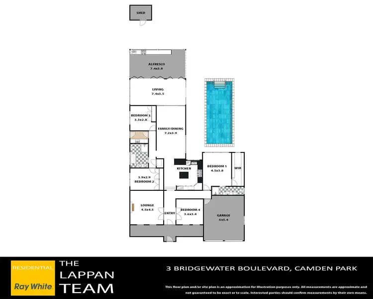 Floorplan of Homely house listing, 3 Bridgewater Boulevard, Camden Park NSW 2570