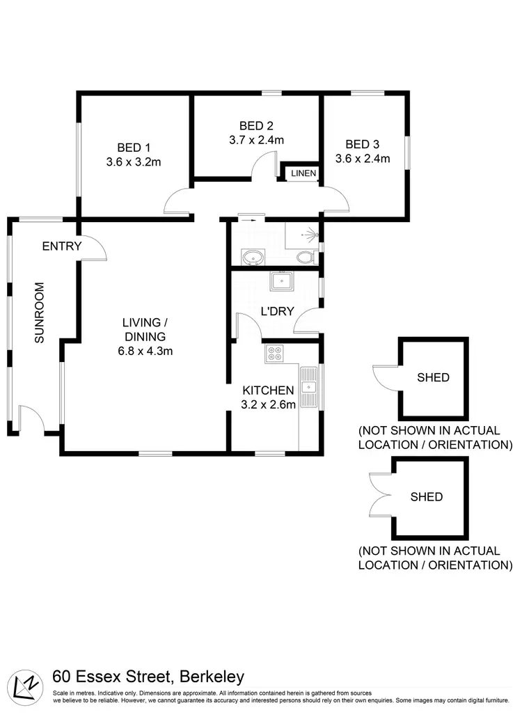Floorplan of Homely house listing, 60 Essex Street, Berkeley NSW 2506