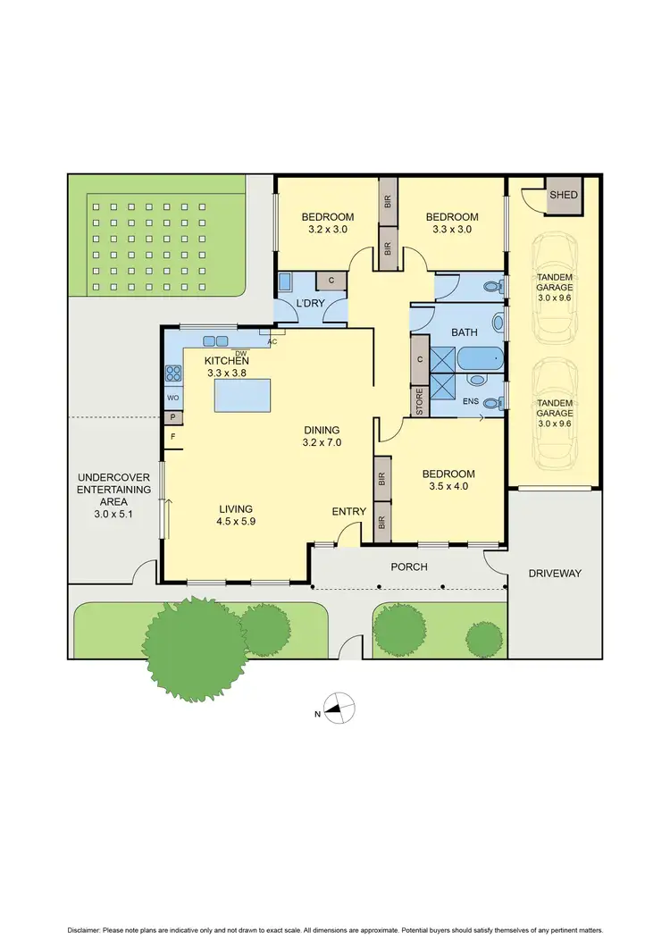 Floorplan of Homely house listing, 22 Bamburgh Street, Jacana VIC 3047