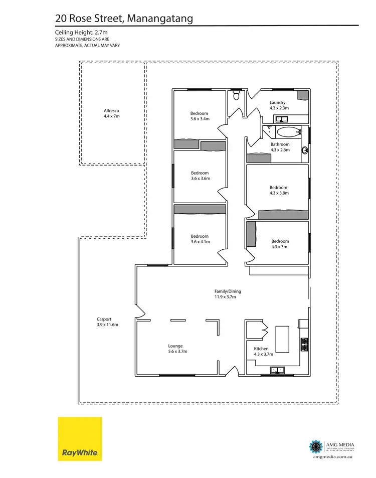 Floorplan of Homely house listing, 20 Rose Street, Manangatang VIC 3546