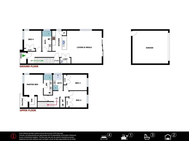 Floorplan of Homely house listing, 38 Attain Walk, Roxburgh Park VIC 3064