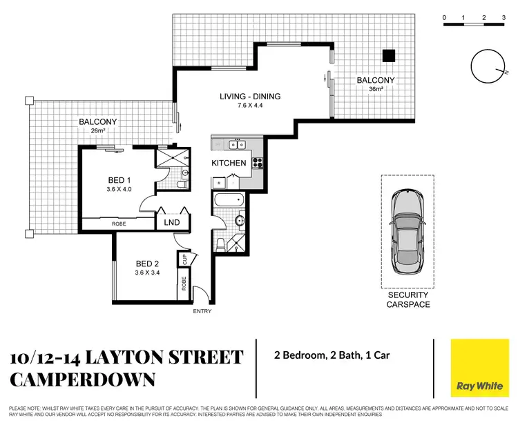Floorplan of Homely apartment listing, 10/12-14 Layton Street, Camperdown NSW 2050