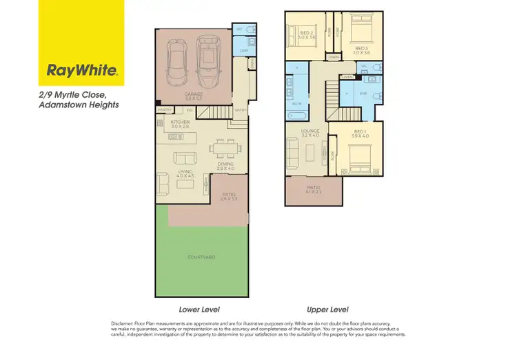 Floorplan of Homely townhouse listing, 2/9 Myrtle Close, Adamstown Heights NSW 2289