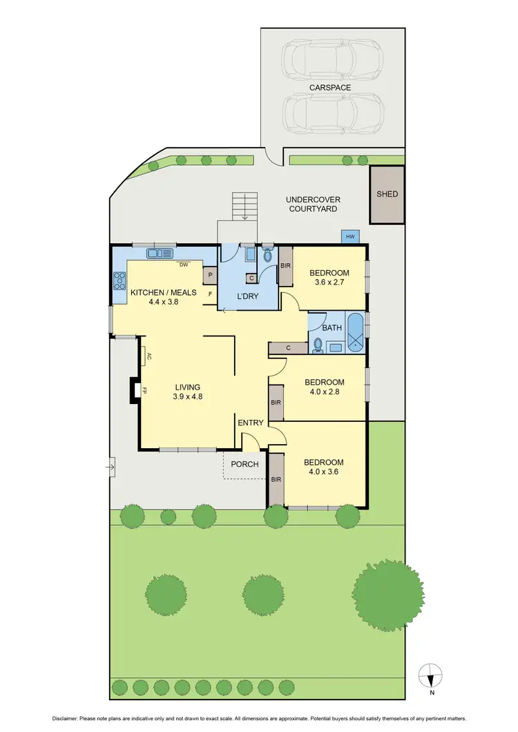 Floorplan of Homely unit listing, 1/17 Glenroy Road, Glenroy VIC 3046
