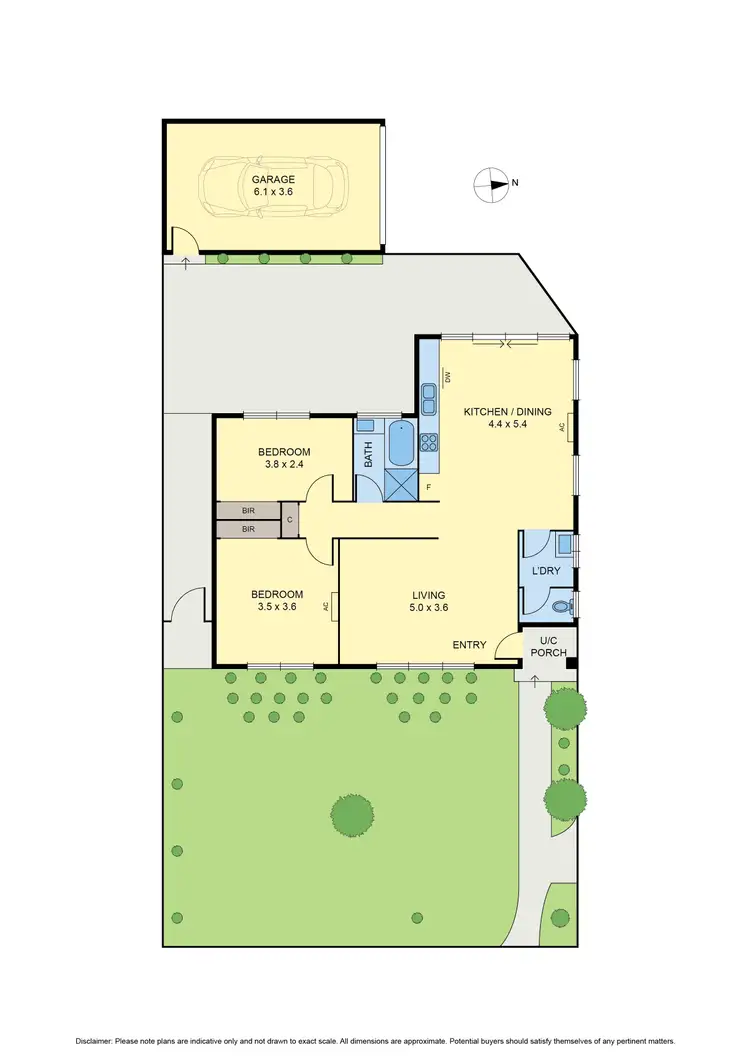Floorplan of Homely unit listing, 1/23 Bungay Street, Fawkner VIC 3060