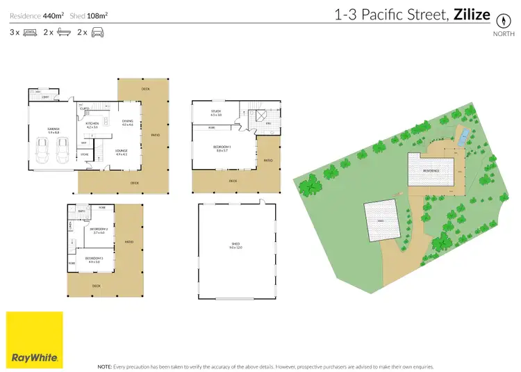 Floorplan of Homely house listing, 1-3 Pacific Street, Zilzie QLD 4710