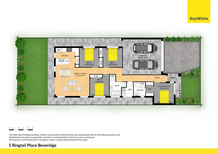 Floorplan of Homely house listing, 5 Ringtail Place, Beveridge VIC 3753