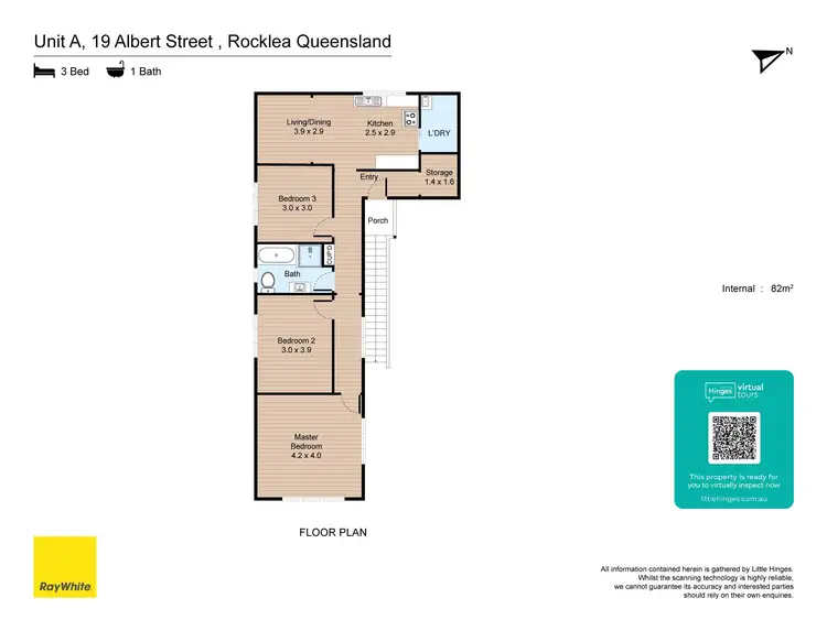 Floorplan of Homely house listing, 19a Albert Street, Rocklea QLD 4106