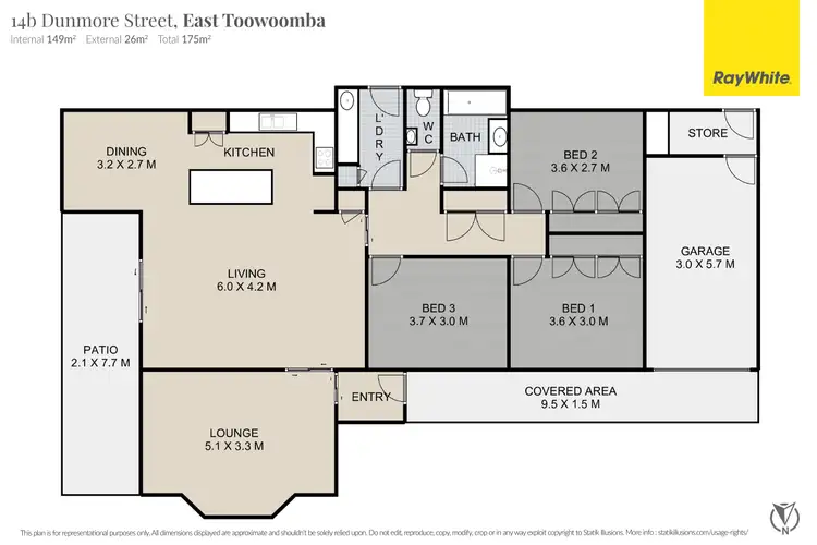 Floorplan of Homely house listing, 14B Dunmore Street, East Toowoomba QLD 4350