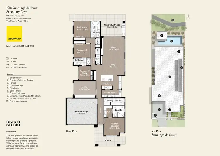 Floorplan of Homely house listing, 1918 Sunningdale Court, Sanctuary Cove QLD 4212