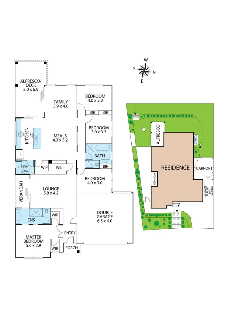 Floorplan of Homely house listing, 288 Flaxen Hills Road, Doreen VIC 3754
