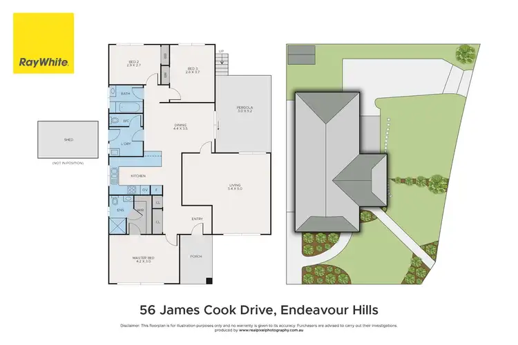 Floorplan of Homely house listing, 56 James Cook Drive, Endeavour Hills VIC 3802