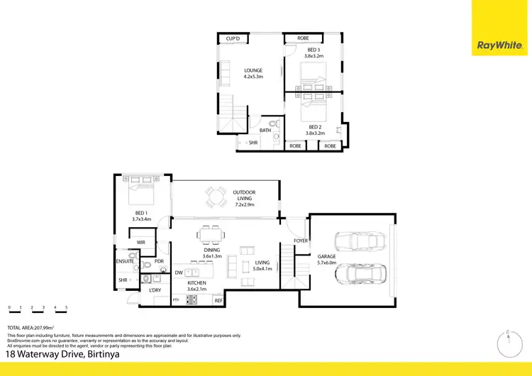 Floorplan of Homely house listing, 18 Waterway Drive, Birtinya QLD 4575
