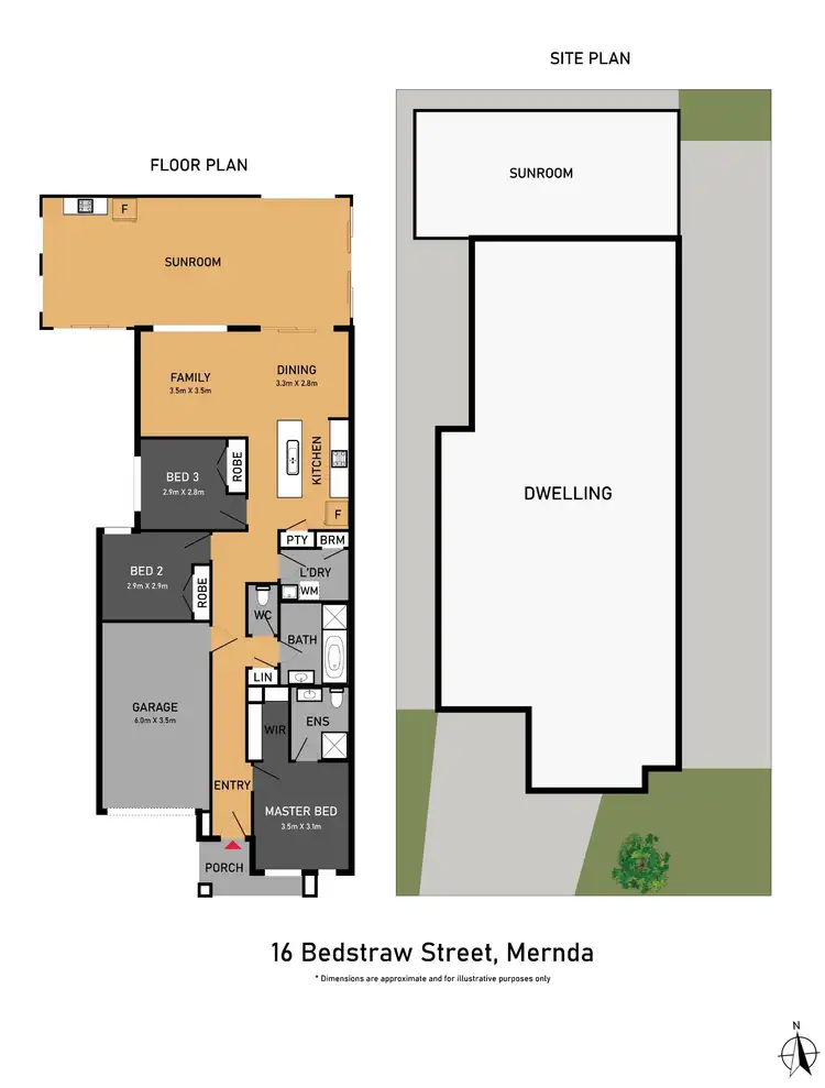 Floorplan of Homely house listing, 16 Bedstraw Street, Mernda VIC 3754