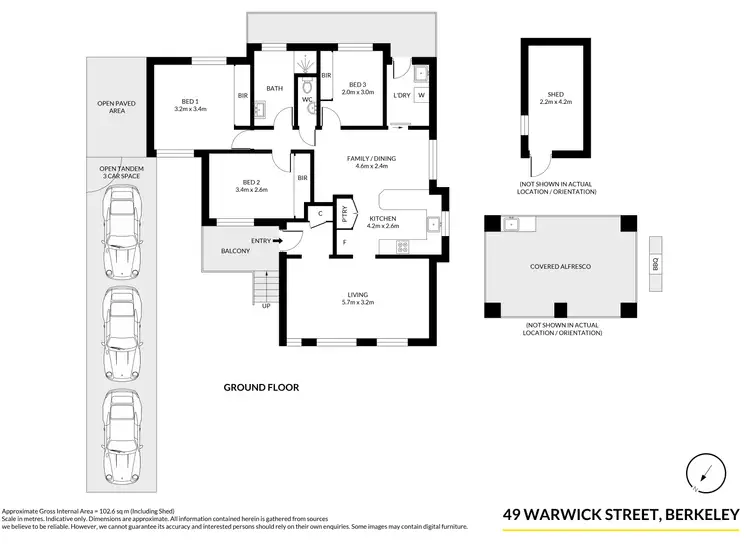 Floorplan of Homely house listing, 49 Warwick Street, Berkeley NSW 2506