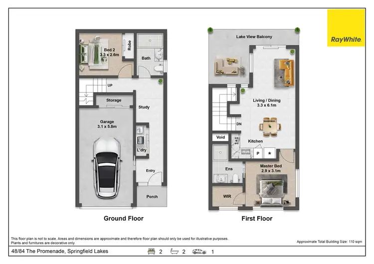 Floorplan of Homely house listing, 48/84 The Promenade, Springfield Lakes QLD 4300