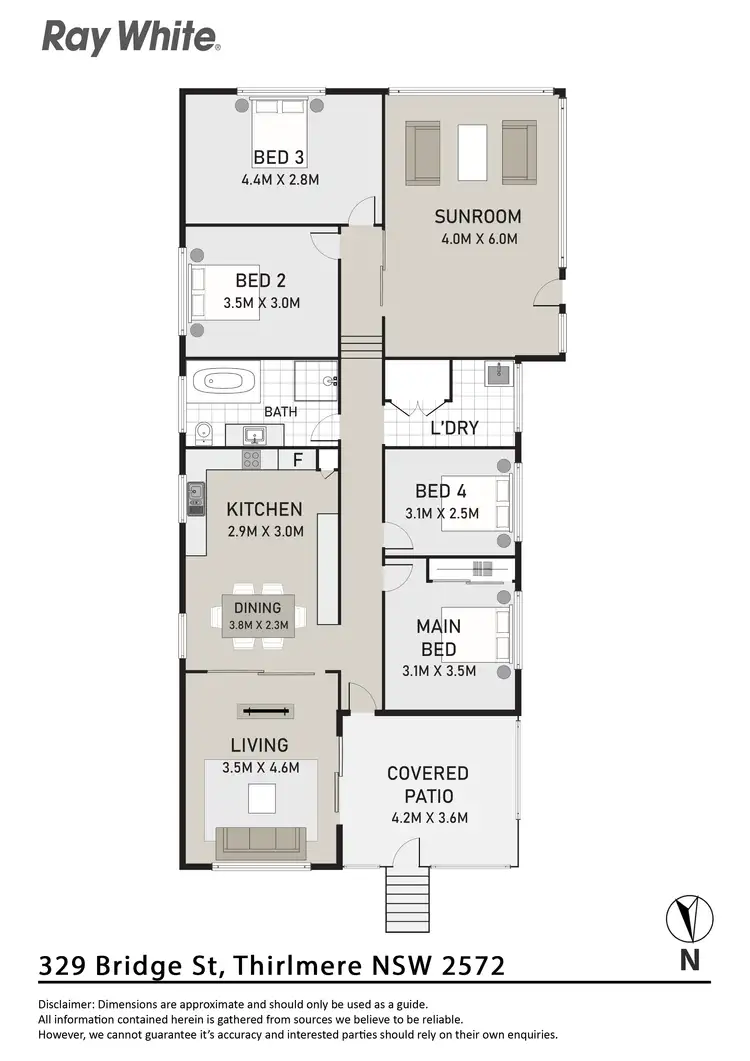 Floorplan of Homely house listing, 329 Bridge Street, Thirlmere NSW 2572