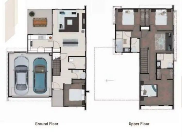Floorplan of Homely townhouse listing, 13/46 Seashell Avenue, Coomera QLD 4209