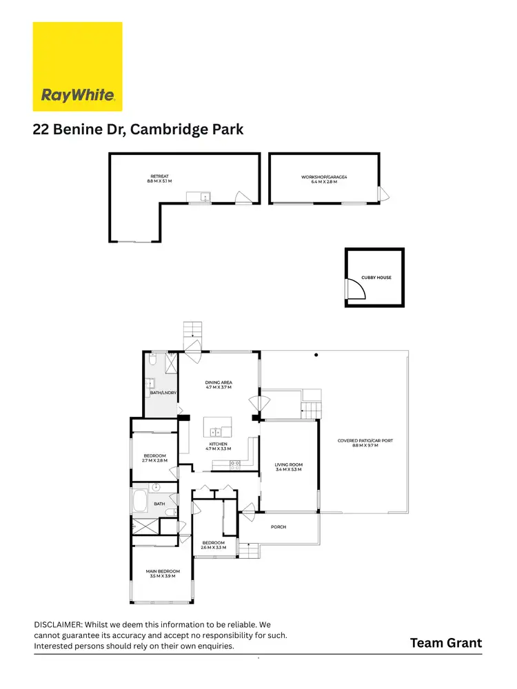 Floorplan of Homely house listing, 22 Benine Drive, Cambridge Park NSW 2747
