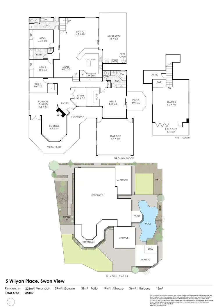 Floorplan of Homely house listing, 5 Wilyan Place, Swan View WA 6056