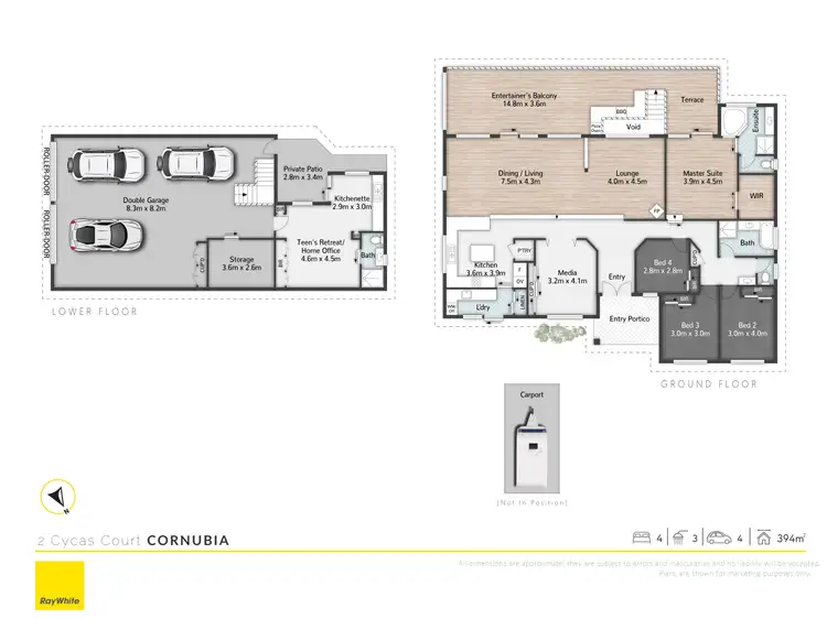 Floorplan of Homely house listing, 2 Cycas Court, Cornubia QLD 4130