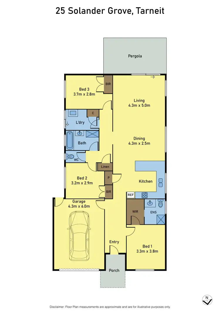 Floorplan of Homely house listing, 25 Solander Grove, Tarneit VIC 3029