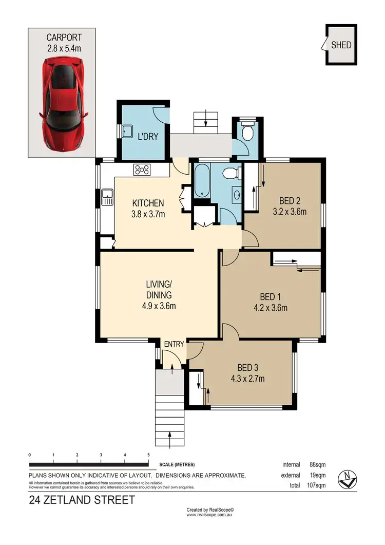 Floorplan of Homely house listing, 24 Zetland Street, Upper Mount Gravatt QLD 4122