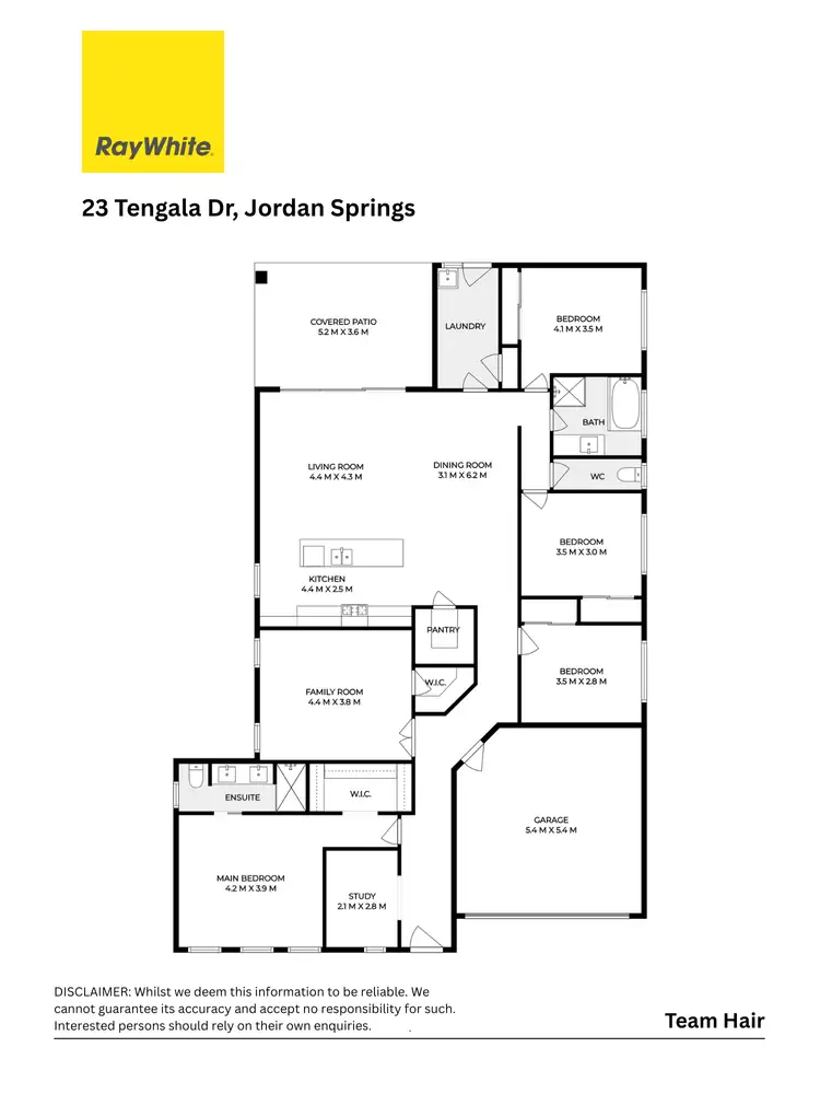 Floorplan of Homely house listing, 23 Tengala Drive, Jordan Springs NSW 2747