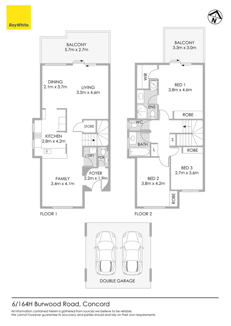 Floorplan of Homely apartment listing, 6/164H Burwood Road, Concord NSW 2137