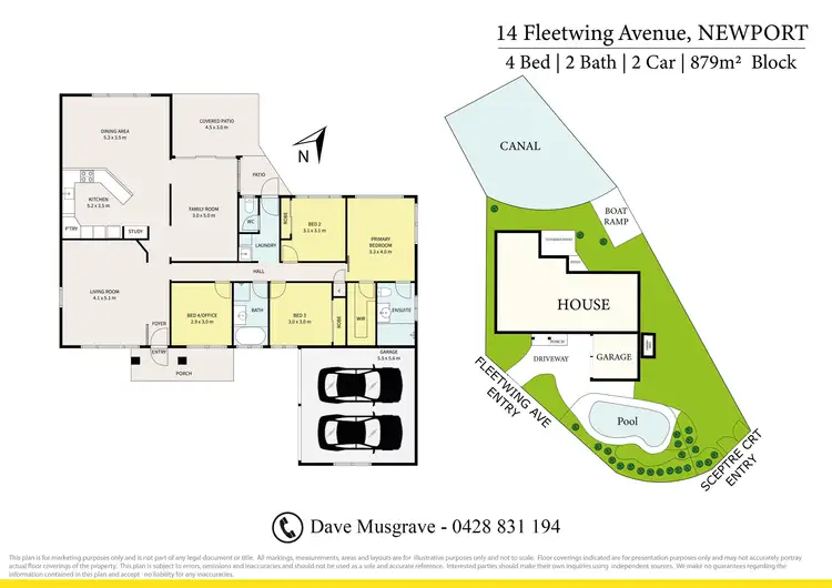 Floorplan of Homely house listing, 14 Fleetwing Avenue, Newport QLD 4020