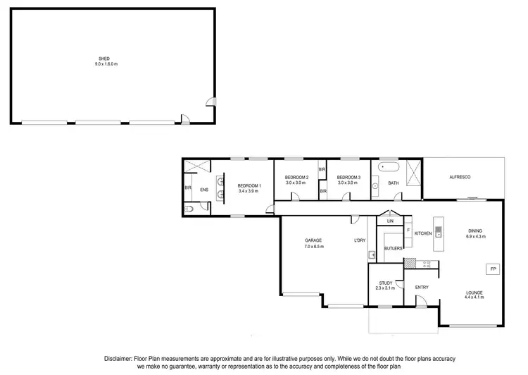 Floorplan of Homely house listing, 24 Shell Drive, Port Macdonnell SA 5291