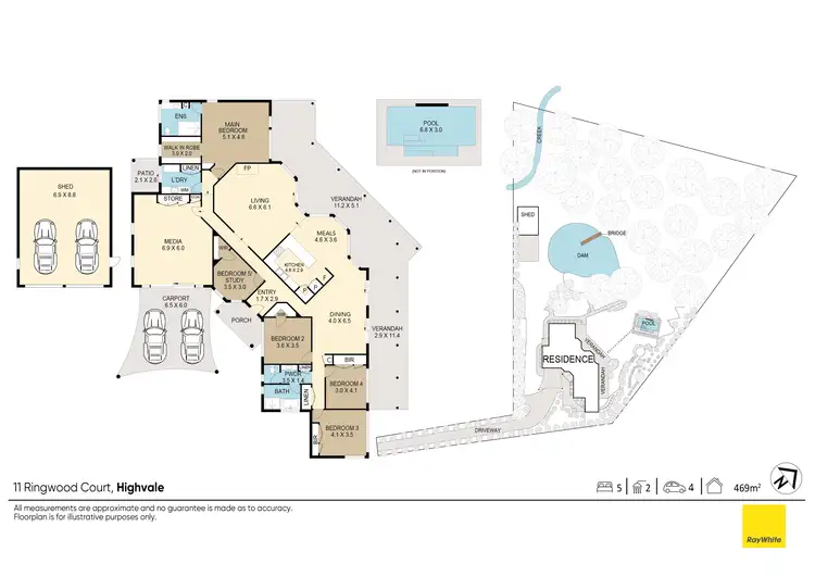 Floorplan of Homely house listing, 11 Ringwood Court, Highvale QLD 4520