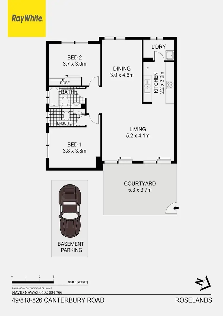 Floorplan of Homely apartment listing, 49/818-826 Canterbury Road, Roselands NSW 2196