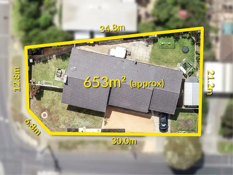 Floorplan of Homely house listing, 77 Heyers Road, Grovedale VIC 3216