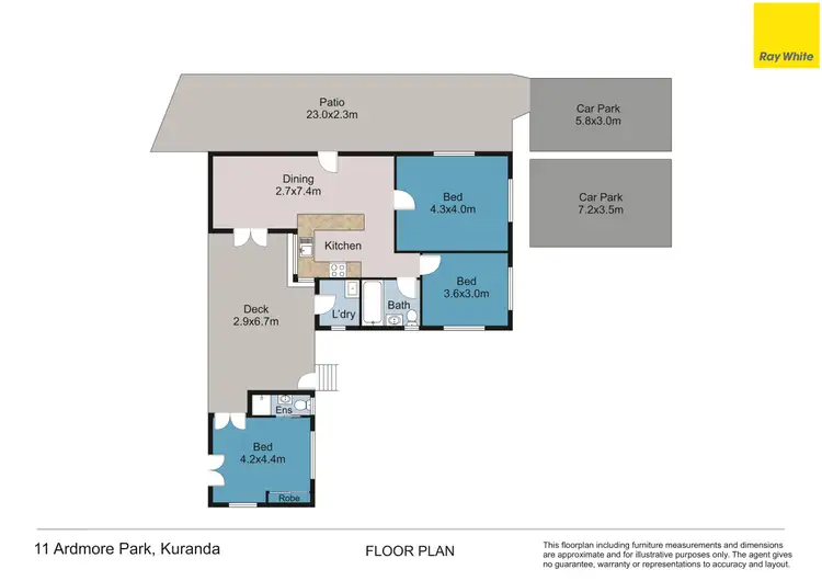 Floorplan of Homely house listing, 11 Ardmore Park Road, Kuranda QLD 4881