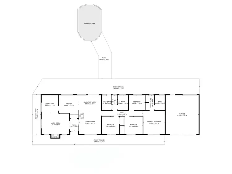 Floorplan of Homely house listing, 8 Dempsey Road, Seymour VIC 3660