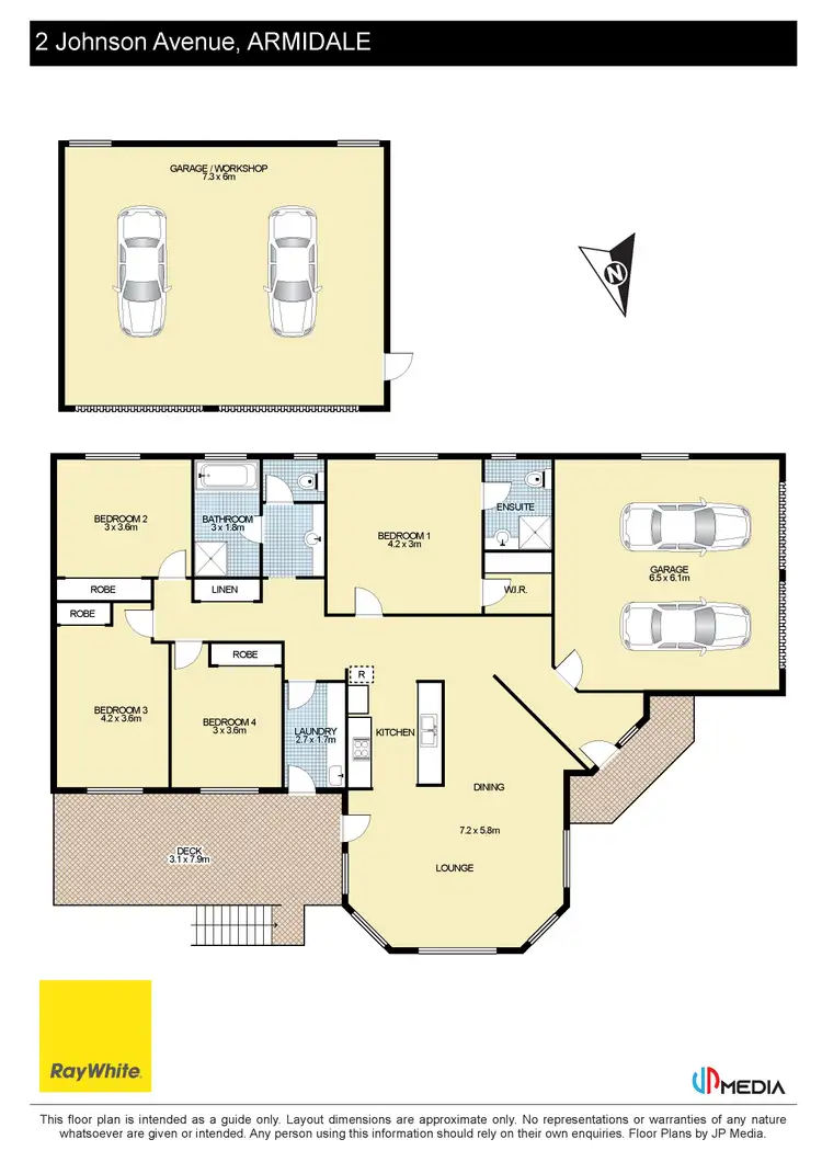 Floorplan of Homely house listing, 2 Johnson Avenue, Armidale NSW 2350