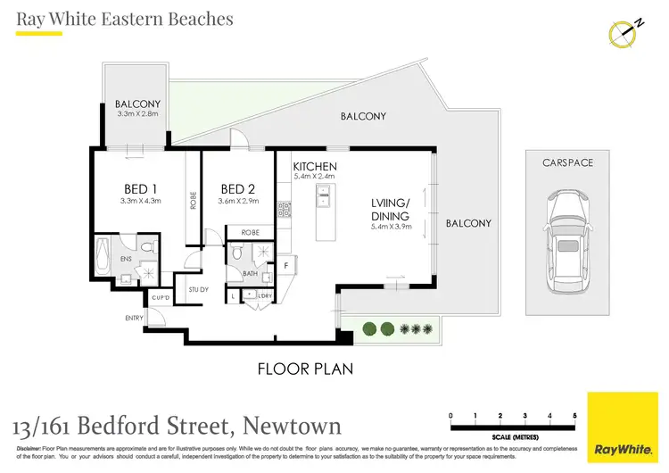 Floorplan of Homely apartment listing, 13/161 Bedford Street, Newtown NSW 2042