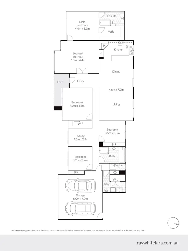 Floorplan of Homely house listing, 6-8 Moonah Circuit, Lara VIC 3212