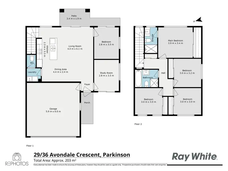 Floorplan of Homely townhouse listing, 29/36 Avondale Crescent, Parkinson QLD 4115