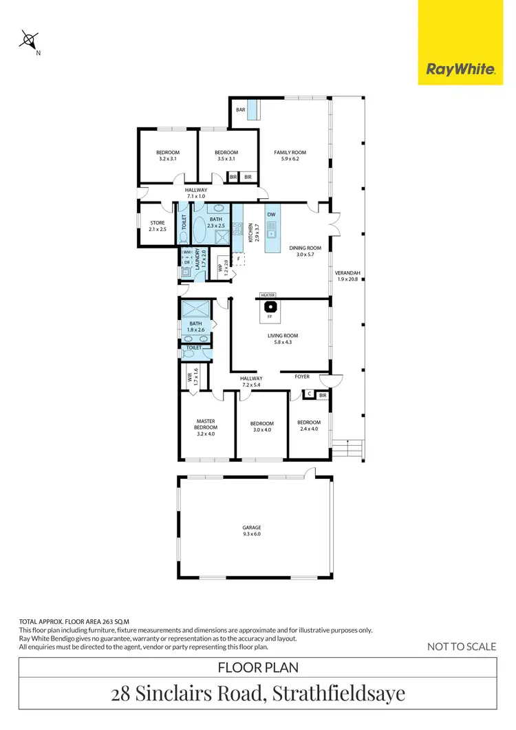 Floorplan of Homely house listing, 28 Sinclairs Road, Strathfieldsaye VIC 3551