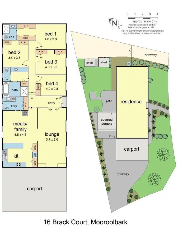 Floorplan of Homely house listing, 16 Brack Court, Mooroolbark VIC 3138