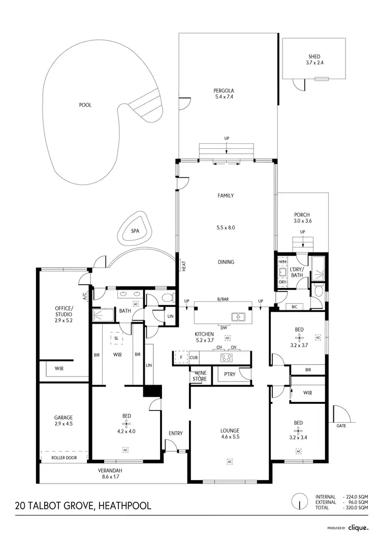 Floorplan of Homely house listing, 20 Talbot Grove, Heathpool SA 5068