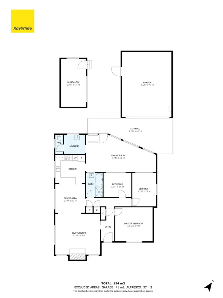 Floorplan of Homely house listing, 49 Marchant Avenue, Reservoir VIC 3073