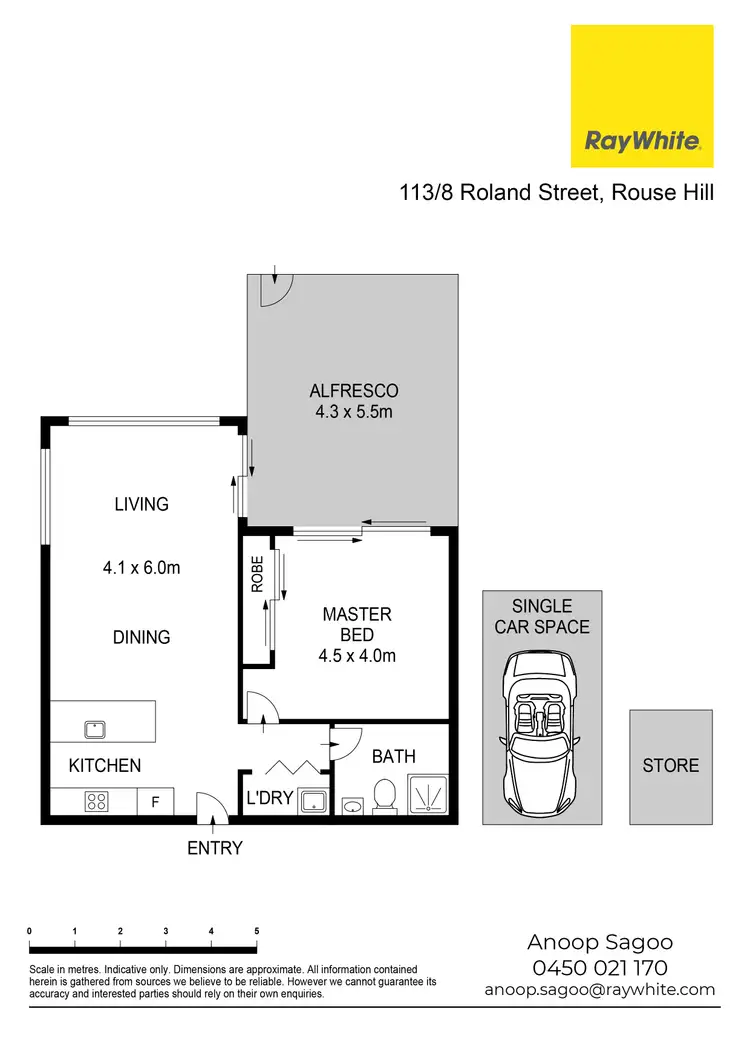 Floorplan of Homely apartment listing, 113/8 Roland Street, Rouse Hill NSW 2155