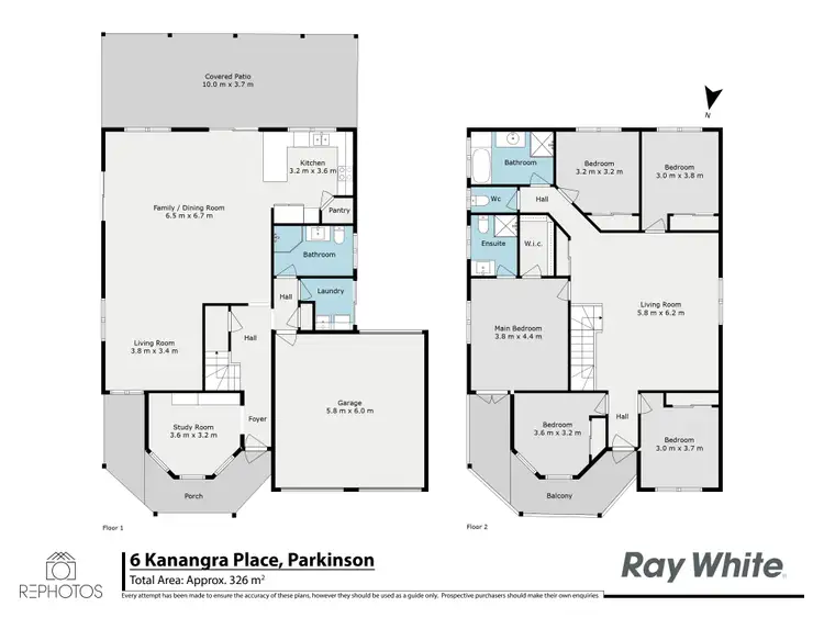Floorplan of Homely house listing, 6 Kanangra Place, Parkinson QLD 4115