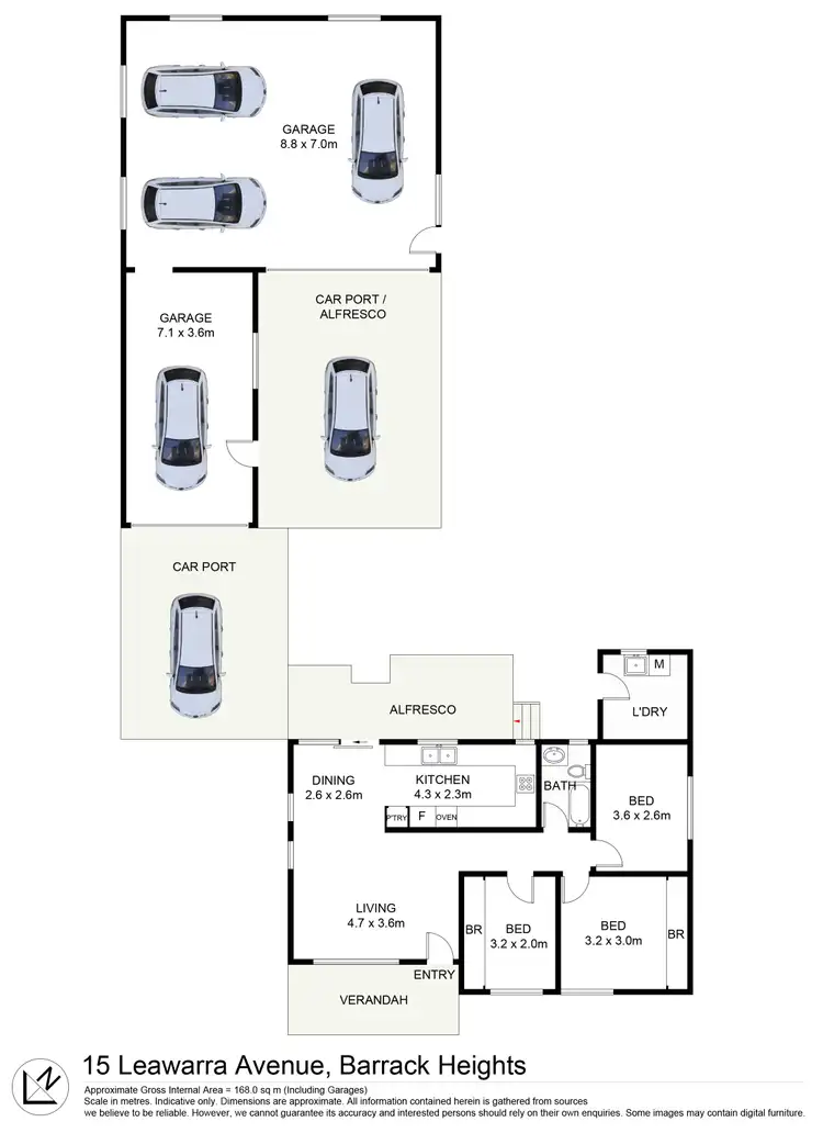 Floorplan of Homely house listing, 15 Leawarra Avenue, Barrack Heights NSW 2528