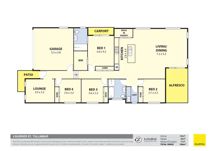 Floorplan of Homely house listing, 4 Burrier Street, Tullimbar NSW 2527