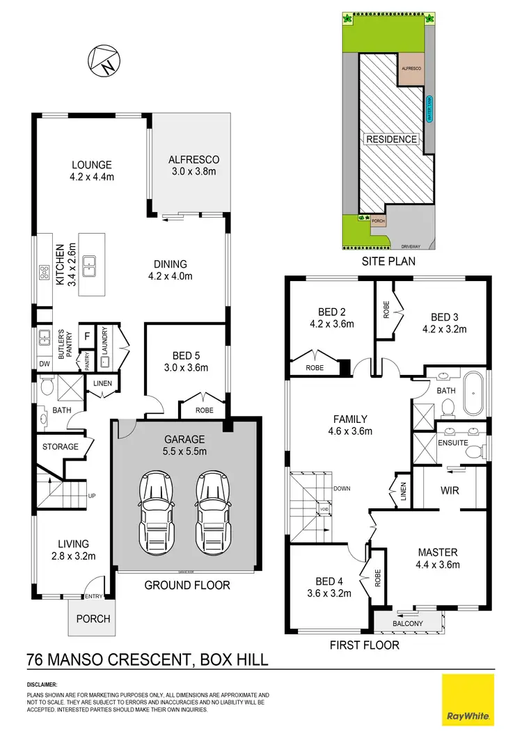 Floorplan of Homely house listing, 76 Manso Crescent, Box Hill NSW 2765