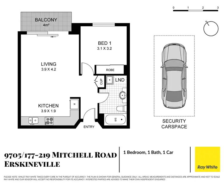 Floorplan of Homely apartment listing, 9705/177-219 Mitchell Road, Erskineville NSW 2043